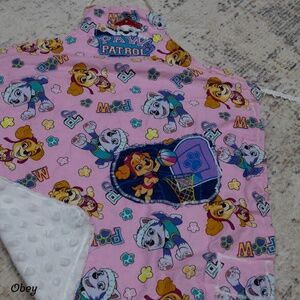 Homemade toddler size paw patrol apron
